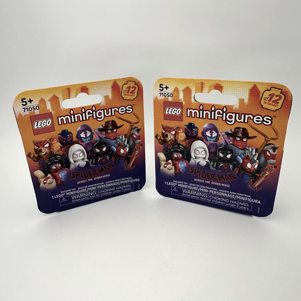 LEGO Minifigures Spider-Man: Across the Spider-Verse series (set number 71050).